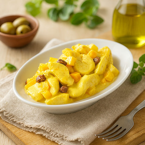 Geflügelsalat mit Curry